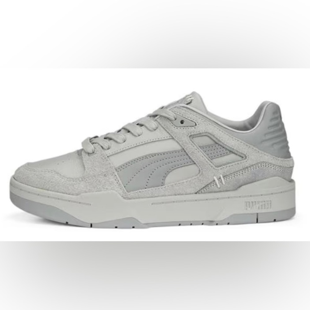 PUMA Slipstream Premium Cool Light Gray suede Men’s Sz 13 New No Box!